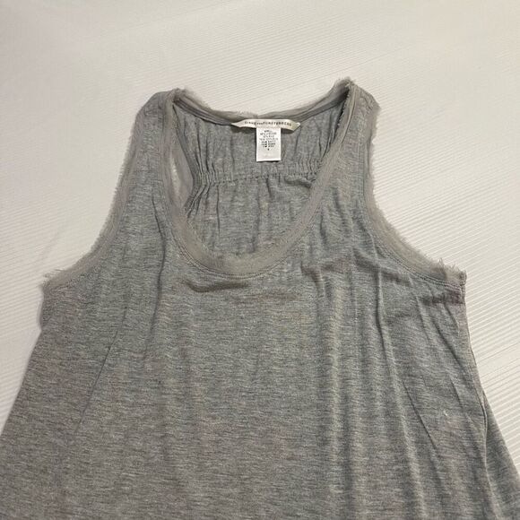 Diane Von Furstenberg Grey Tank Top Size Small - Picture 3 of 6